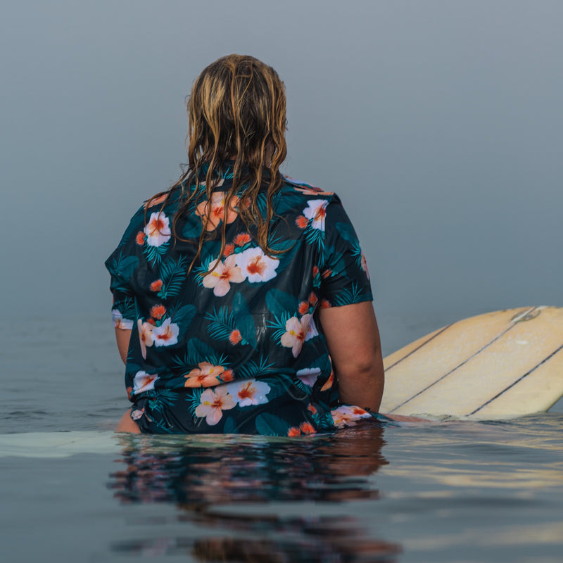 Aloha Shirt Recycled Rash Guard (Unisex) I Hakuna Wear
