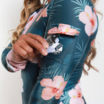 Long Sleeve Surf Suit - 'Ohi'a Hibiscus