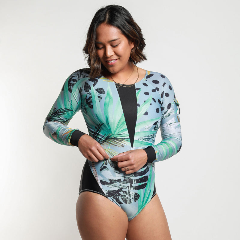 Long Sleeve Surf Suit - Radical Tropical