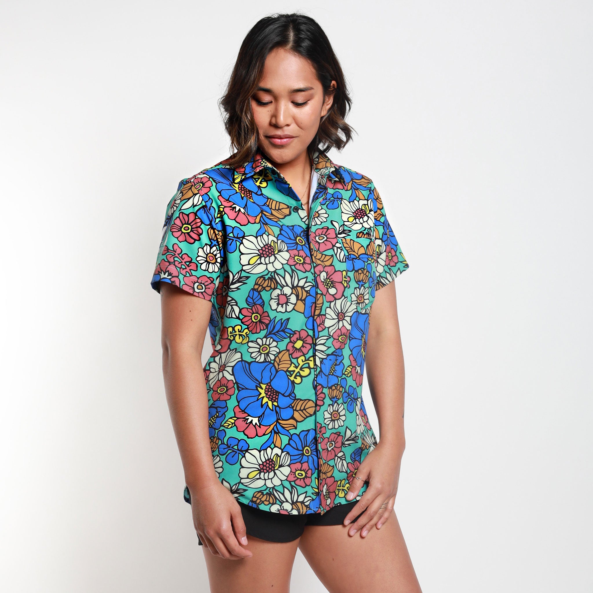Aloha Shirt Recycled Rash Guard (Unisex) I Hakuna Wear
