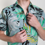 Aloha Shirt Recycled Rash Guard (Unisex) - Radical Tropical