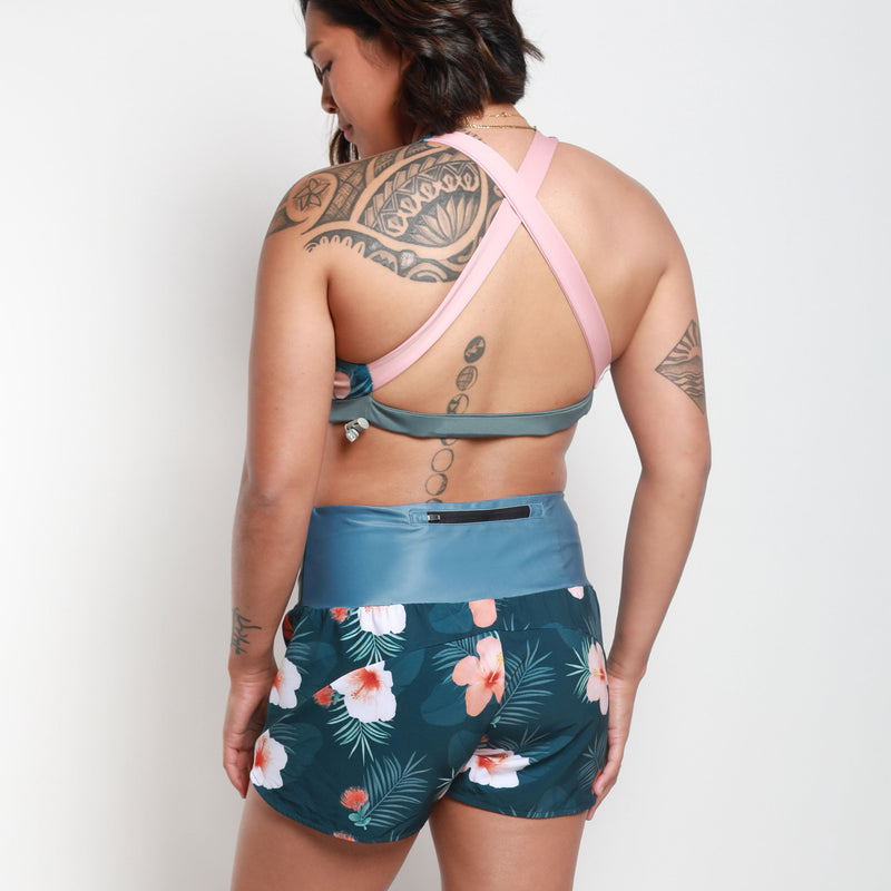 Endless Athletic Shorts - 'Ohi'a Hibiscus