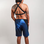 Volcanoes Recycled Board Shorts - Galaxy Blue