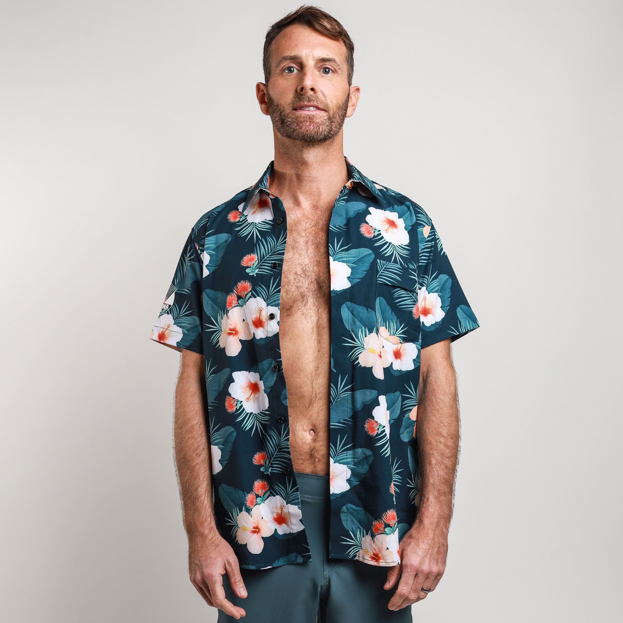 Aloha Shirt Recycled Rash Guard (Unisex) I Hakuna Wear